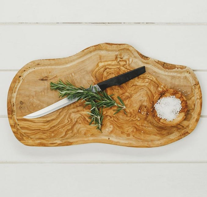 Olive Wood Carving/Charcuterie Board w/Groove