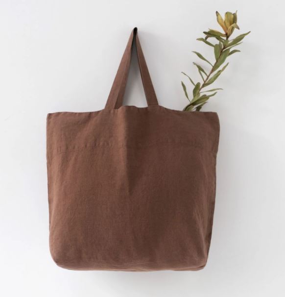 100% Linen Tote Bag